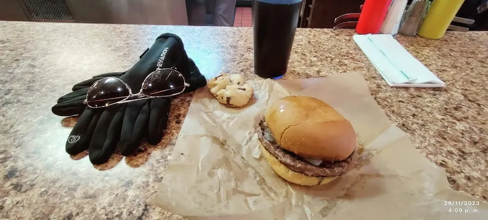 Sirloin Burger with Cheese and All the Things